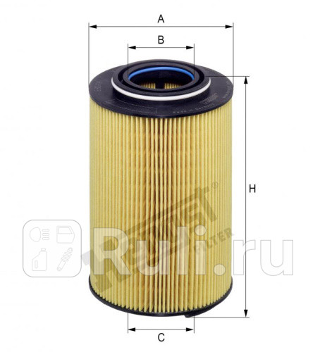 Фильтр масляный E831H D275 HU 12911 z FAST CONCEPT CAR MAN BUS NEOMAN MAN TRUCK 6штуп HENGST E831H D275 0₽