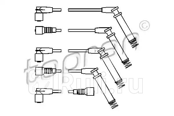 Комплект проводов зажигания HANS PRIES 202527001 0₽