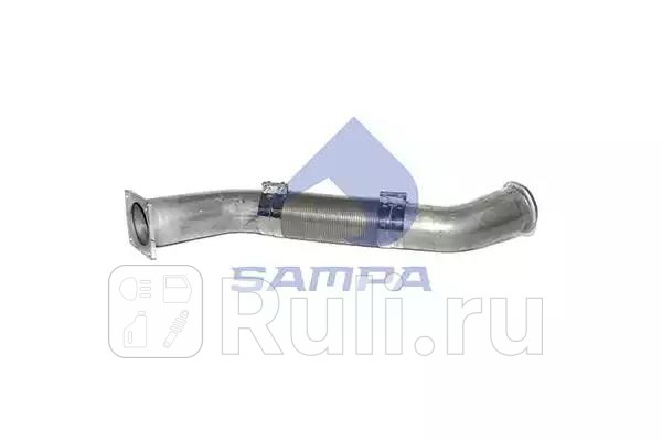 труба гофрированная глушителя передняя d127мм DAF XF95 Sampa 050464 11690₽