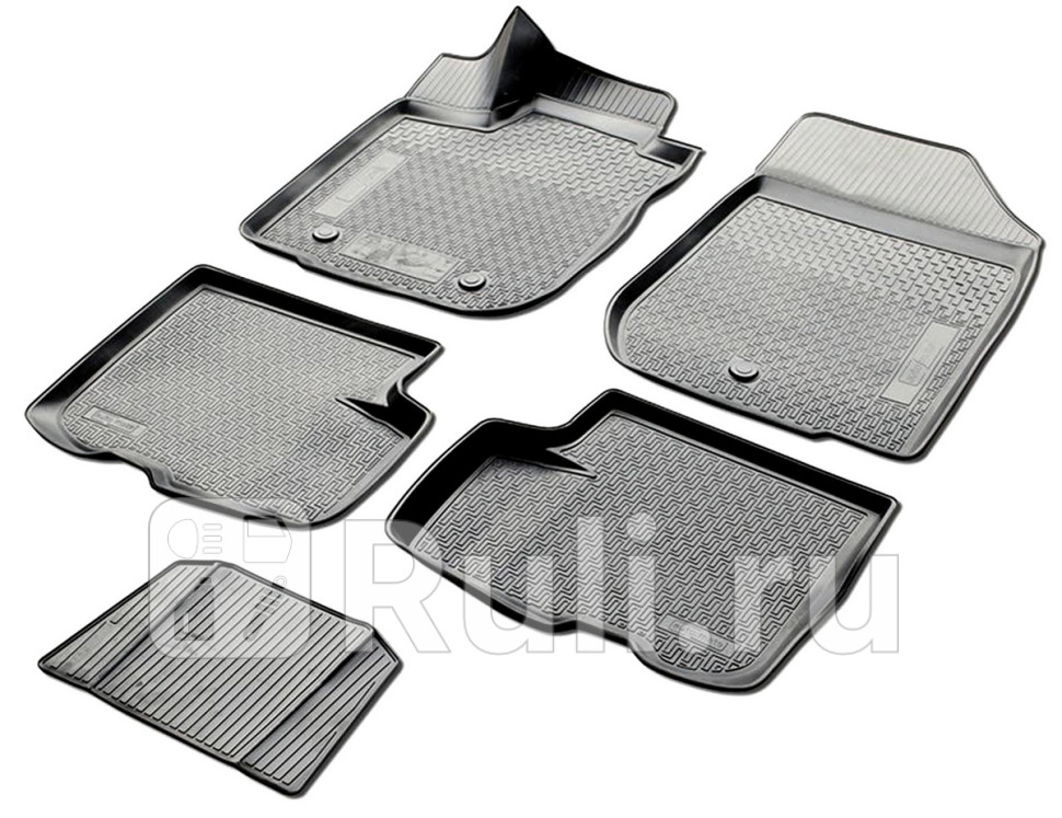 Коврики в салон 5 шт для Renault Logan 2 рестайлинг 2018-2020 RIVAL 14702001 2780₽