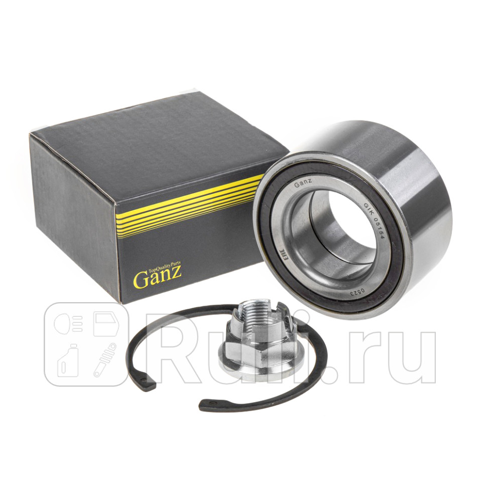 Подшипник ступицы передний с ABS 39x42x80 GANZ GIK05154 3280₽
