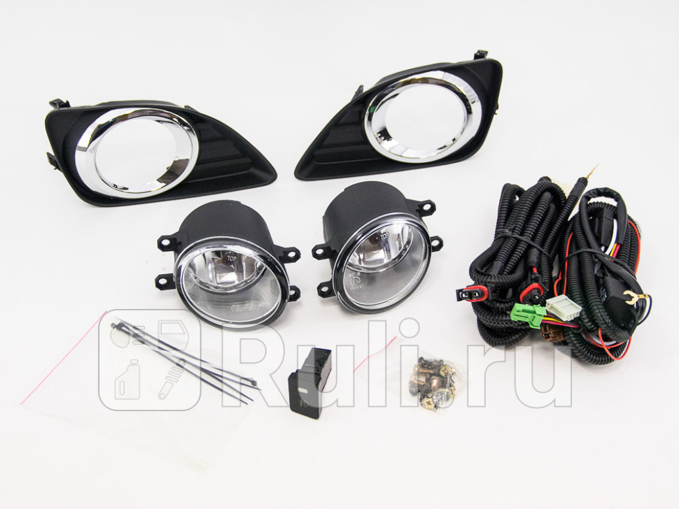 Противотуманные фары (комплект) для Toyota Camry 40 рестайлинг (2009-2011) DLAA DTY-319+WB