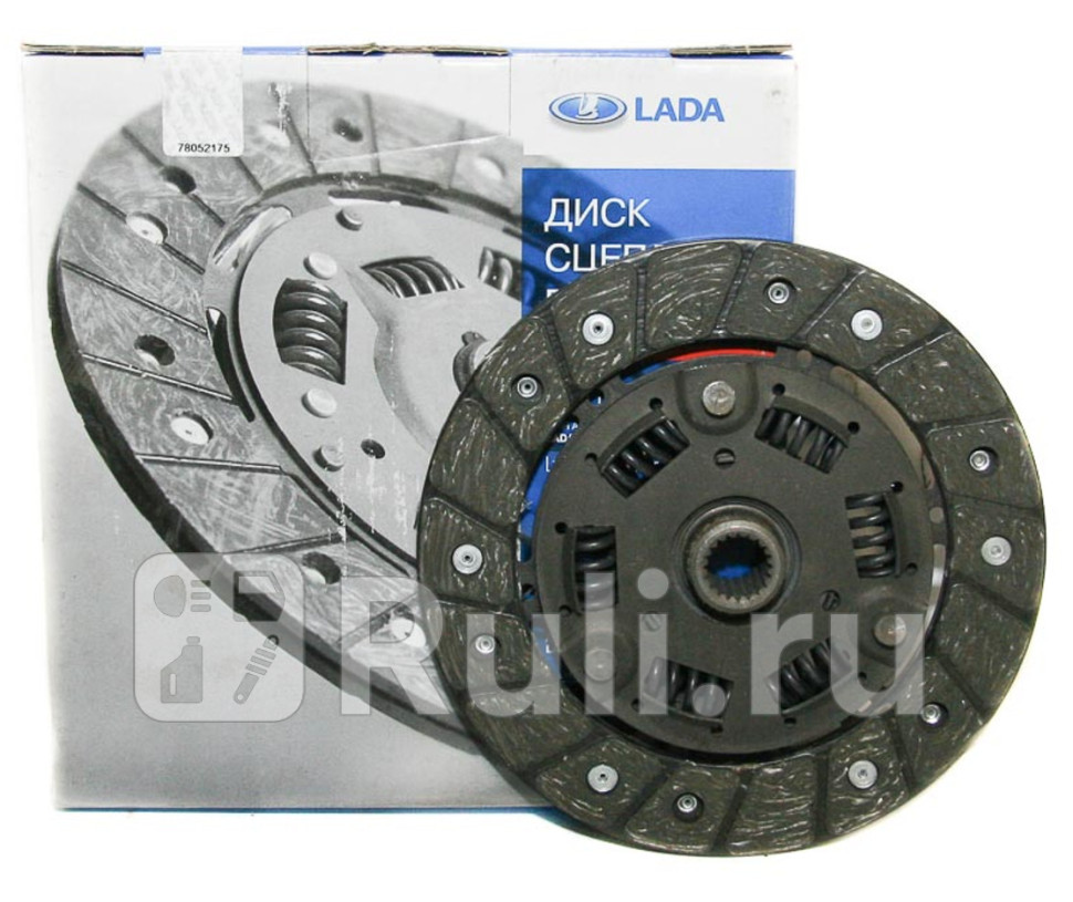 Диск сцепления ведомый ВАЗ 1111 Ока LADA 11110160113000 1960₽