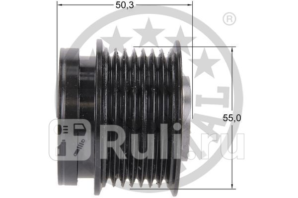 Шкив свободного хода генератора TOYOTA ALPHARD _H1_ ALPHARD VELLFIRE _H2_ AURION _V4_ C Optimal f5-5001 0₽