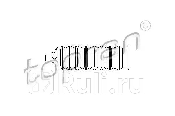 Пыльник рулевого механизма HANS PRIES 304 051 001 760₽