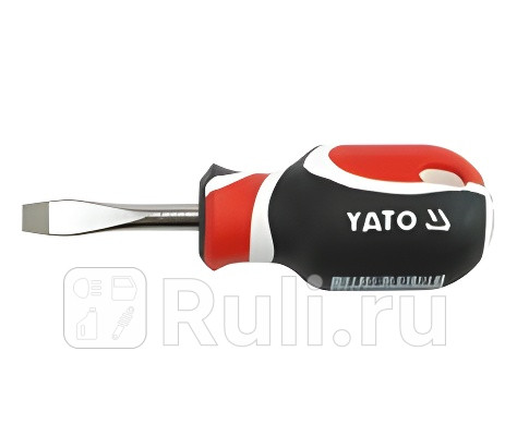 Отвертка шлицевая sl65 х 38 мм YATO YT-2612 0₽