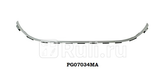 Молдинг переднего бампера для Peugeot 407 2004-2011 CrossOcean PT41240 1690₽