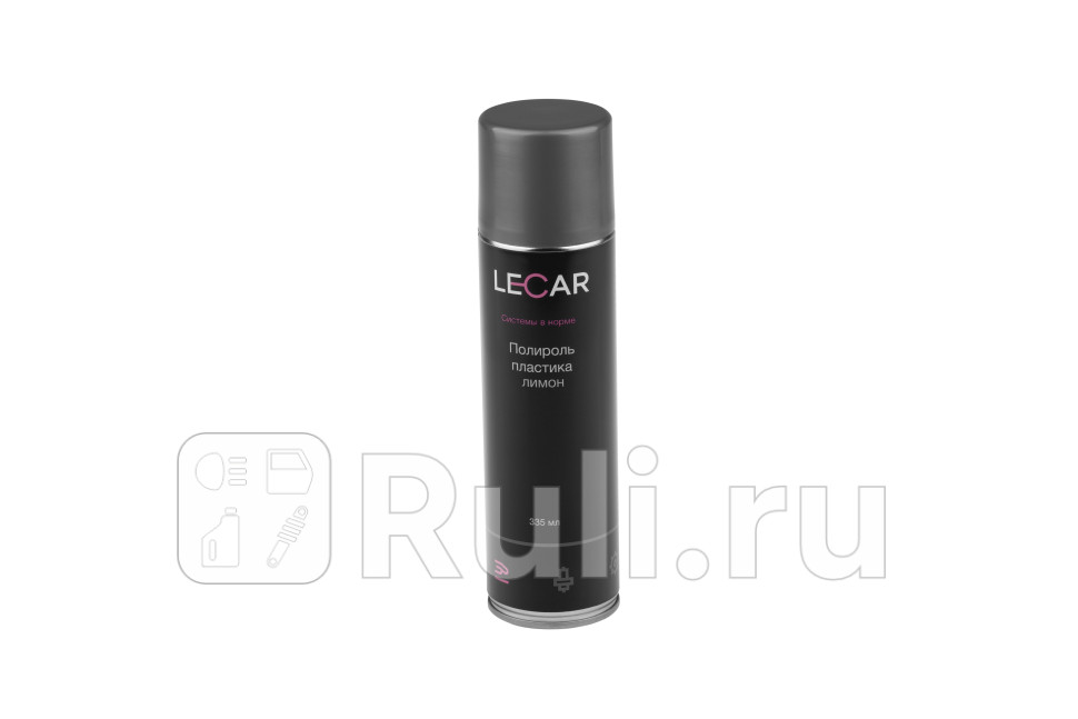 Полироль пластика панели 335 мл аэрозоль Лимон LECAR LECAR000032312 350₽