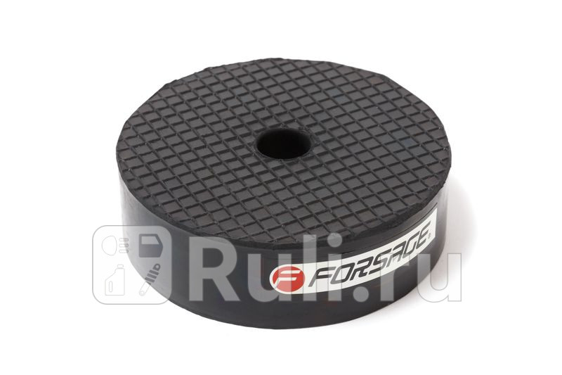 Накладка для домкрата резиновая диаметр 100 мм высота 31 мм Forsage F-TRY8011 0₽