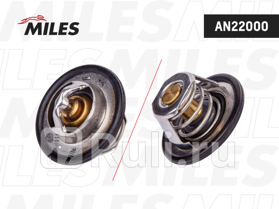 Термостат RENAULT LOGAN 14-16 04- MEGANE 14-20 99- MILES AN22000 570₽