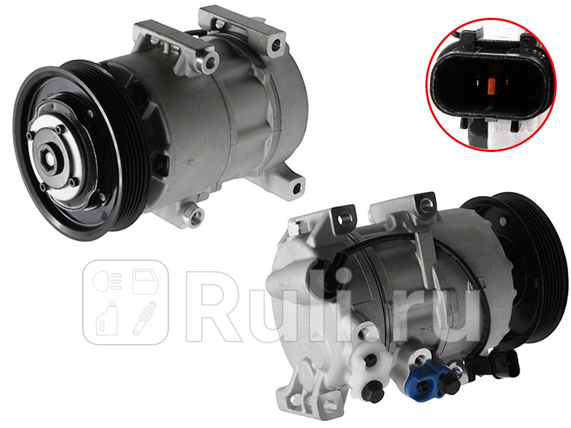 Компрессор кондиционера Nissan X-Trail 07-15 Altima 06-12 SAT ST-245-0045 30010₽