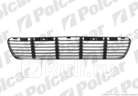 952427-9 - Решетка переднего бампера центральная (Polcar) Volkswagen Polo хэтчбэк (1994-1999) для Volkswagen Polo (1994-1999) хэтчбэк, Polcar, 952427-9