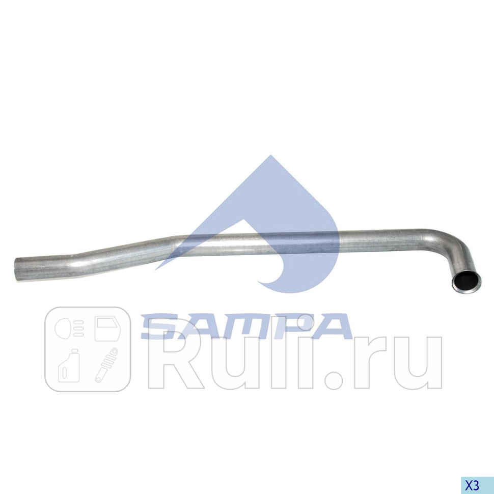 Труба глушителя Sampa 021214 0₽