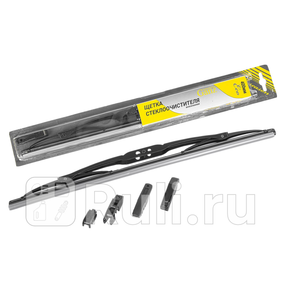 Щетка стеклоочистителя 400 мм каркасная 1 шт ECO GANZ GIS01003 350₽