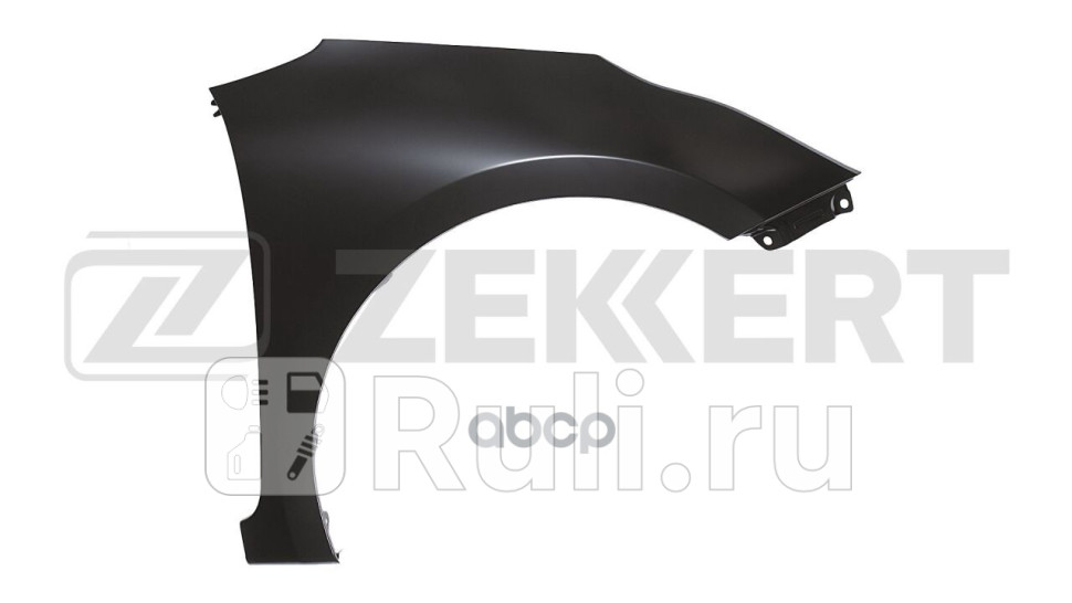 Крыло переднее правое Kia Ceed 12- без отв под повторитель Zekkert kt-1048 10070₽