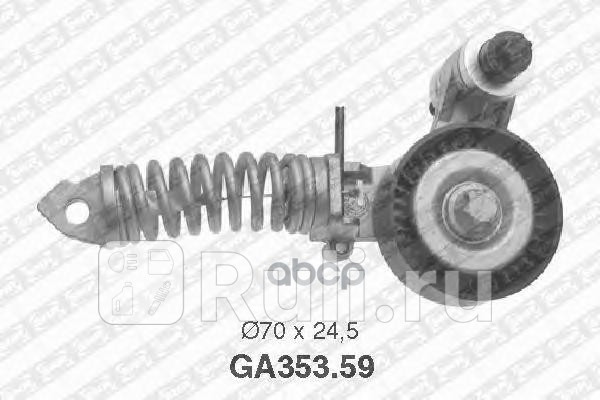 ролик натяжной с механ натяжен Opel Astra GCorsa BCAgila 10-14 98 SNR GA35359 7430₽