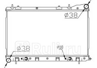 Радиатор охлаждения для Subaru Forester SF 1999-2002 Forward SBFOR99-911 4290₽