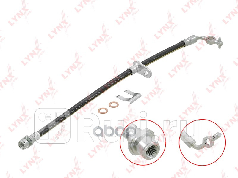 шланг тормозной передний R Toyota Land Cruiser 100 98-08 LYNXAUTO BL-3731 1760₽