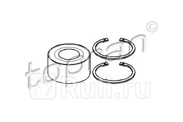 Подшипник ступицы колеса комплект HANS PRIES 202 434 001 0₽