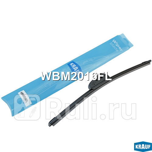 Щетка стеклоочистителя бескаркасная 400мм hook Krauf WBM2016FL 1120₽