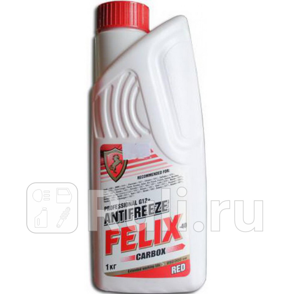 Антифриз Felix Carbox красный белая канистра 1 кг FELIX 430206032 210₽