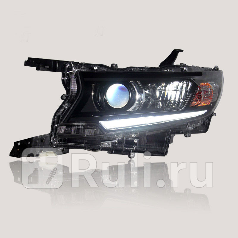 Тюнинг-фары комплект для Toyota Land Cruiser Prado 150 рестайлинг 2 2017-2020 LongDing CS-HL-000589 65660₽