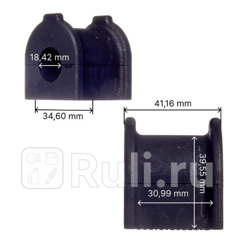 Втулка стабилизатора Заднего Rear LAND CRUISER PRADO (GDJ15#,GRJ150,KDJ15#) FJ Cruiser  AVANTECH ABH4153