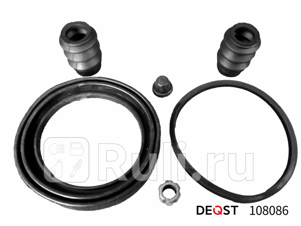 Ремкомплект тормозного суппорта переднего для поршня o 60mm суппорт mando применяемость hyundai DEQST 108086 500₽
