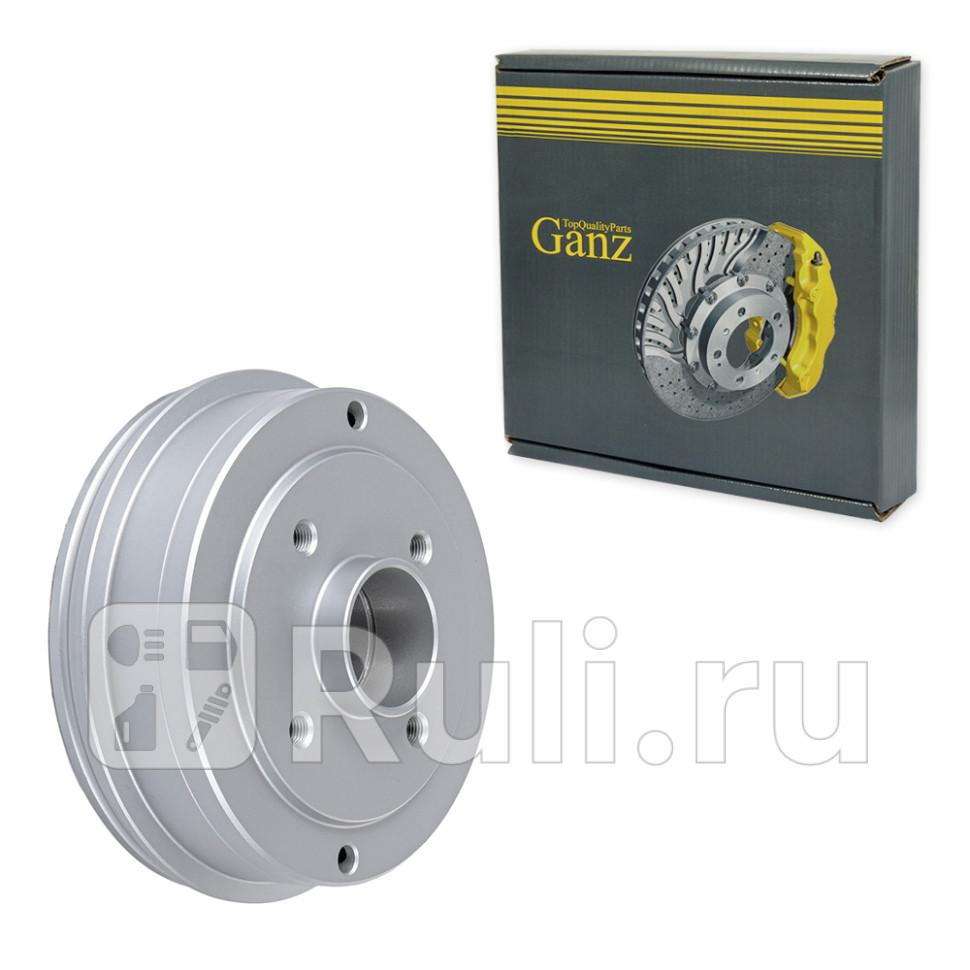 Барабан тормозной GANZ GIJ10174 2580₽