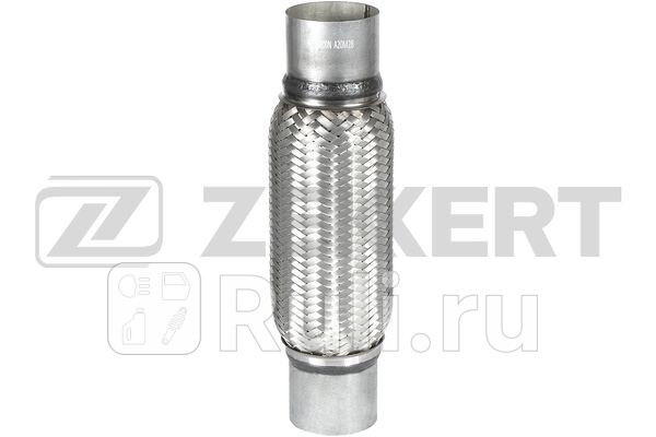 Гофра глушителя 60 x 200 Zekkert Innerbraid с наконечниками внутреннее плетение с наконечниками Zekkert FR-60200N 1510₽