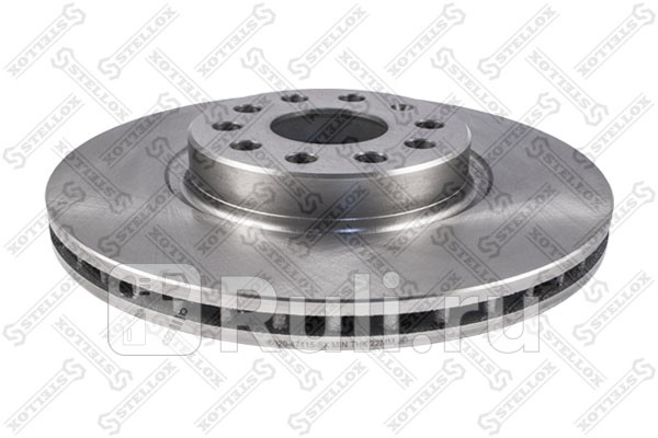 Диск тормозной передний для Audi A1 8X рестайлинг 2014-2018 STELLOX 6020-47115V-SX 3480₽