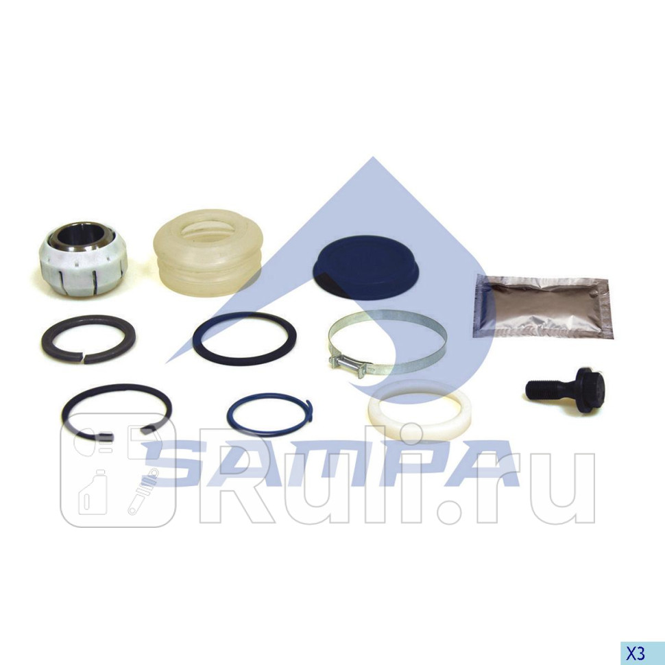 Рк сайлентблока V-образной тяги Sampa 020512 0₽