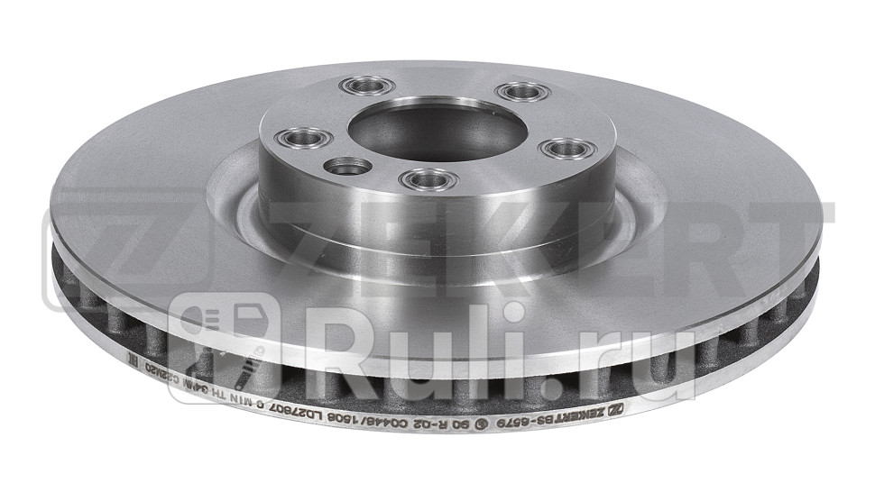 Диск тормозной перед vw touareg 06- porsche cayenne 07- Zekkert bs-6579 0₽