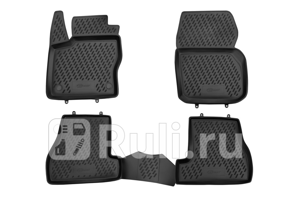 Коврики в салон 4 шт. для Ford Focus 3 (2011-2015) FORMAT FORMAT.CARFRD00001h