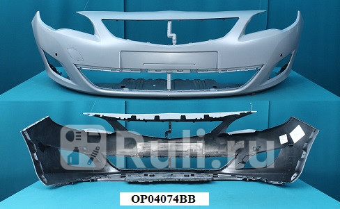 Бампер передний для Opel Astra J 2009-2012 CrossOcean OP43131P 9120₽