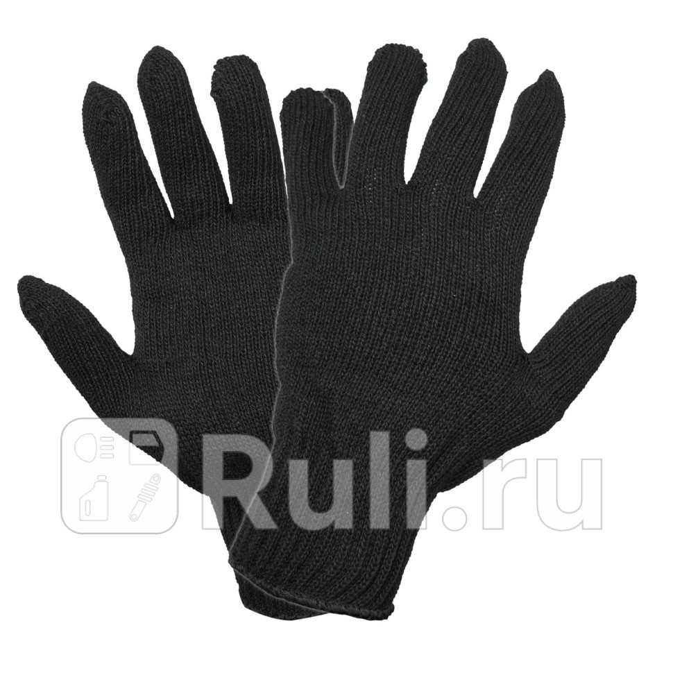 Перчатки трикотажные ПШ черные 1 пара 7 класс62г мод700 AIRLINE ADWG028 80₽