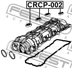 КОЛЬЦО УПЛОТНИТЕЛЬНОЕ СВЕЧНОГО КОЛОДЦА FEBEST CRCP-002 1560₽