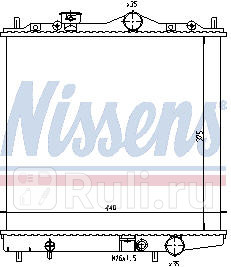 Радиатор охлаждения для Mitsubishi Colt CJO 1996-1997 Forward MBCLT96-910 8850₽