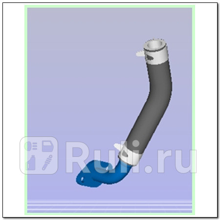 Трубка турбины обратки ORG SSANG YONG 6651801220 0₽