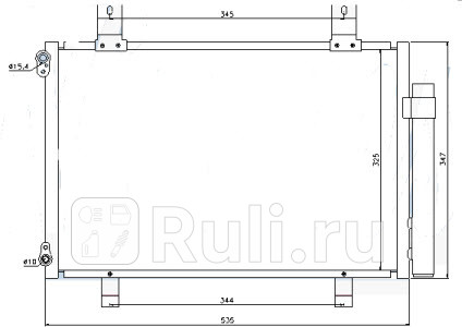 Радиатор кондиционера для Suzuki Swift 3 2005- Forward SZSWF05-931 4990₽
