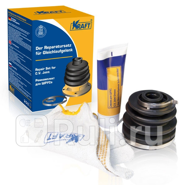 Пыльник ШРУС ВАЗ 2108 внутренний 2 хомута смазка Kraft KRAFT KT 053802 850₽