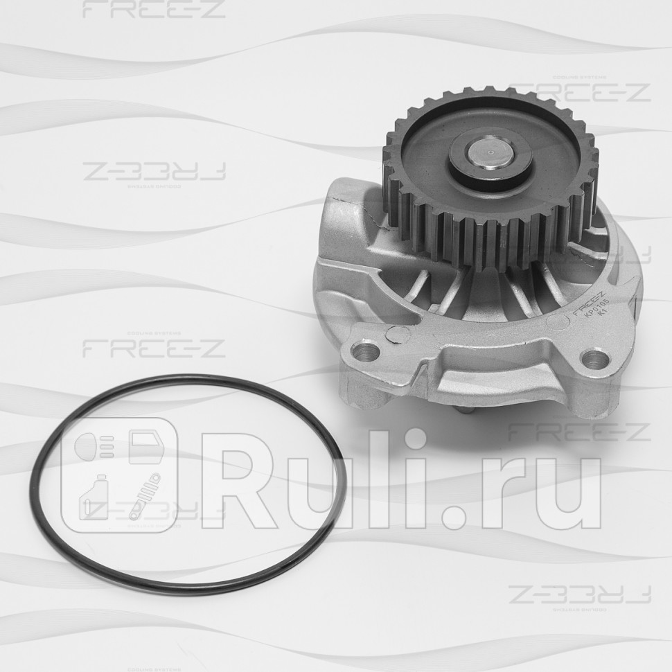 Насос водяной AUDI 80 90 100 A6 90- FREE-Z KP0105 2540₽