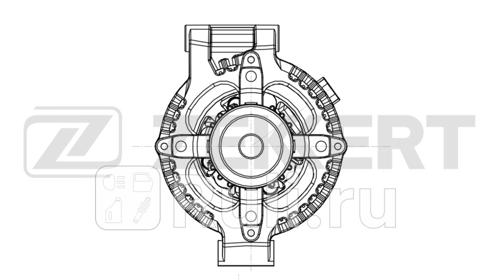 Генератор Honda Accord VI VII 03- Civic VIII 06- CR-V III 06- Zekkert ge-1021 14910₽