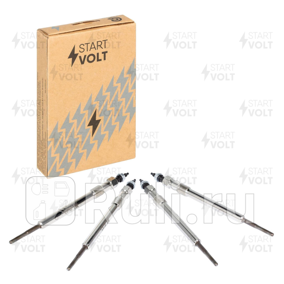 Свечи накаливания кмпл 4шт для а м Ford Transit T5 11- 22TDCi GLSP 513 STARTVOLT GLSP513 3710₽