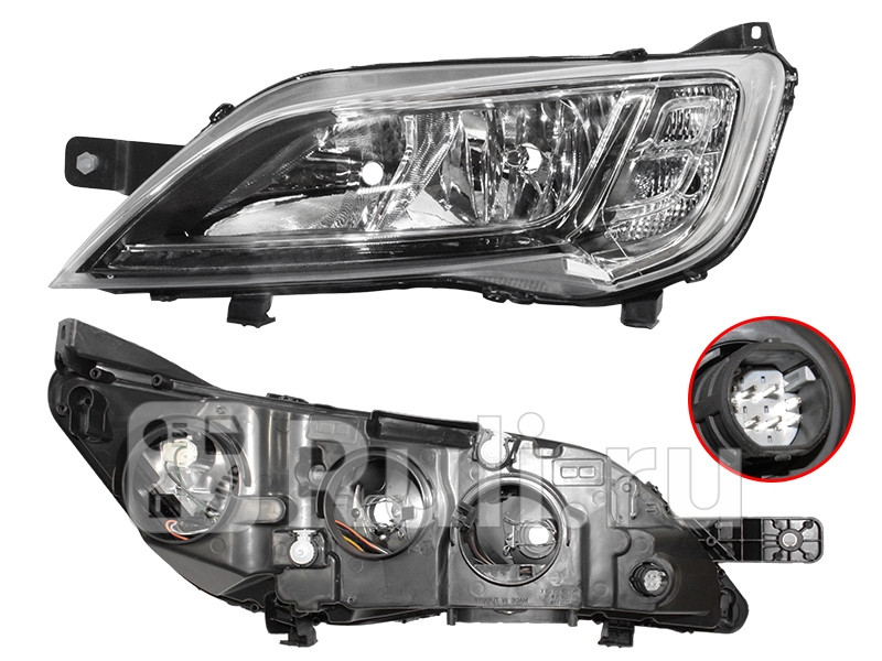Фара левая для Peugeot Boxer 4 (2014-2021) AYFAR 505211