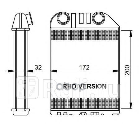 Радиатор салона NRF 54286 7900₽