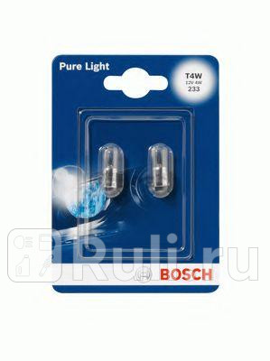 Лампа t4w 12v 4w pure light упаковка 2 шт BOSCH 1987301023 70₽