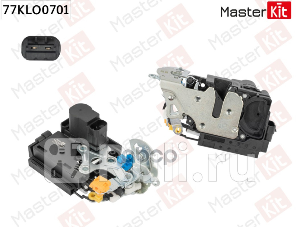 Замок двери перед прав Chevrolet AVEO T200 T250 T255LACETTI 2003 - 2013 77KLO0701 MASTERKIT 77KLO0701 1990₽