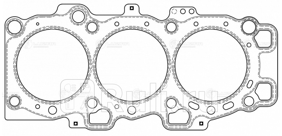 Прокладка ГБЦ LUZAR LES 10820 2860₽
