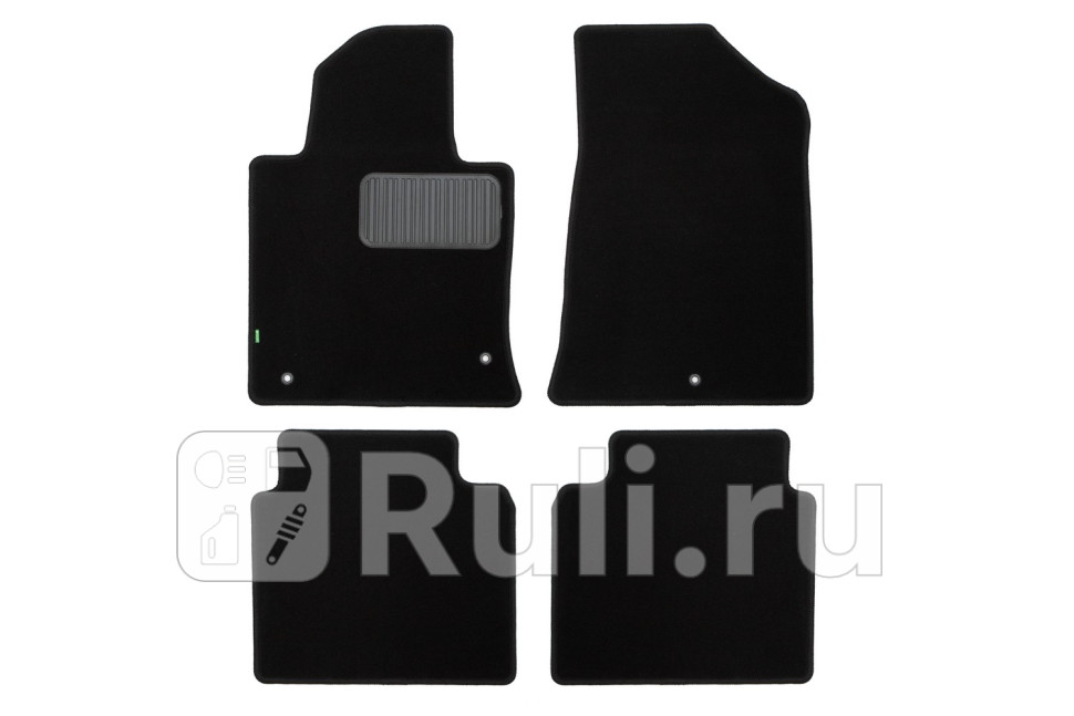 Коврики в салон 4 шт. для Hyundai Sonata 7 (2017-) Klever KLEVER02206601210kh